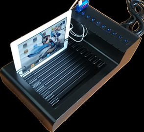 Stacja ładująca USB ze stali nierdzewnej z 10 portami dla urządzeń elektronicznych / iPada / telefon komórkowy