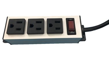 Custom American 3 Way Multi Przedłużacz elektryczny wtykowy z przełącznikiem On Off