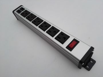 6 Way Outlet Gniazdo Multi Plug z podwójnym portem USB Ładowarka z funkcją On Off Switch Control