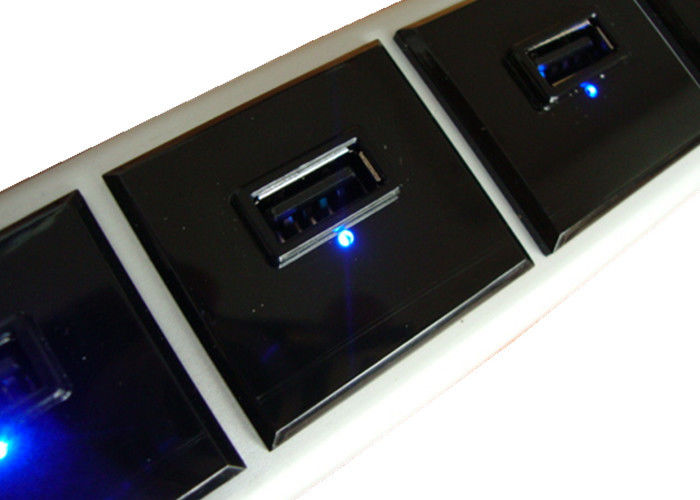 5V 2.1A Inteligentny 7-portowy zasilacz USB, listwa zasilająca z portem USB