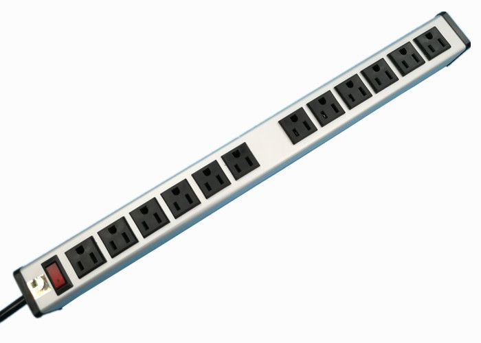 12 Plug Multi Outlet Listwa zasilająca Listwa przeciwprzepięciowa, 12 przedłużaczy listwy zasilającej Lista UL