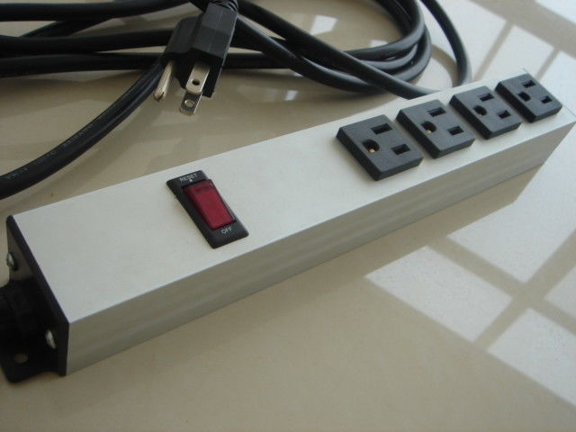 Wodoodporna listwa zasilająca PDU Power Strip 4 Way, przedłużacz wieloportowy Heavy Duty