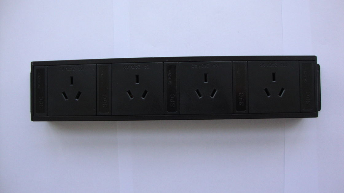 Australia 4 Jack Low Profile Power Bar, IEC320 C13 AC PDU Power Distribution Unit