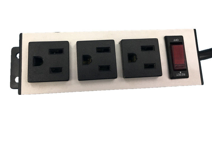Custom American 3 Way Multi Przedłużacz elektryczny wtykowy z przełącznikiem On Off