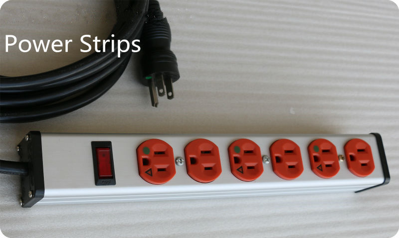 15 Ft Multi Outlet Listwa zasilająca 6 wtyczka Szpital Klasa, Mocowany listwa zasilająca Niska waga