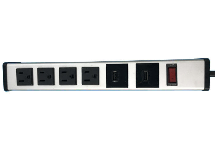 Wiele gniazdek Power Bar z portami USB do domu / biura, gniazdami elektrycznymi