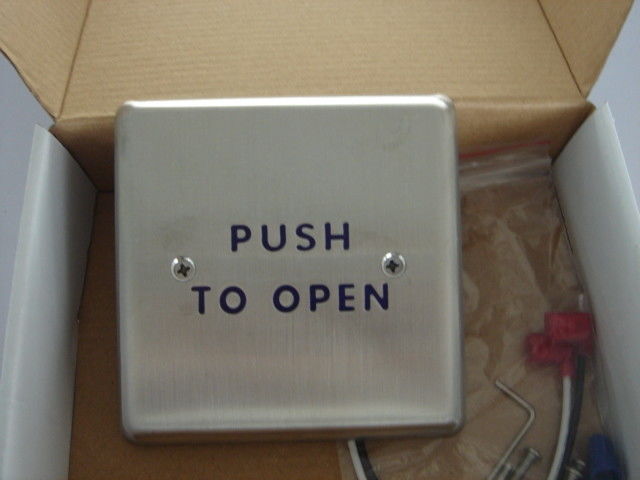 4.5 "Round Push To Exit Switch / Handicap Dostępne otwieranie drzwi z wyłączonym logo