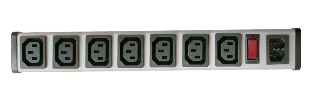 Konwerter IEC320 Przewód zasilający konwerter, 7Way Gniazdo zasilające IEC320 C14 z listwą ochronną 15a