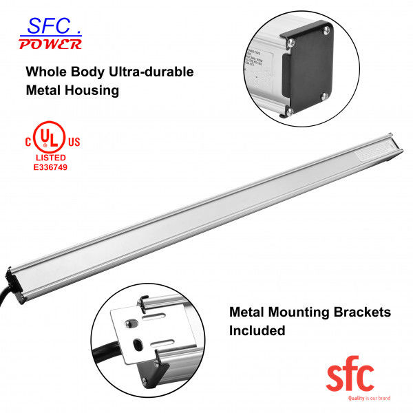 Heavy Duty Slim Multi Outlet Listwa zasilająca, przedłużacz z wtyczką z wieloma gniazdkami
